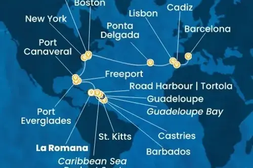 Cruise itinerary