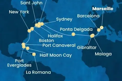 Cruise itinerary