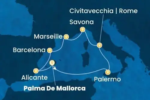 Cruise itinerary