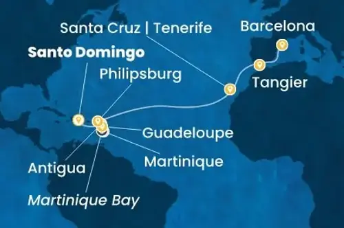 Cruise itinerary