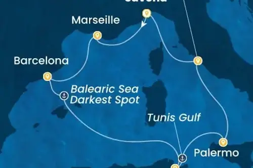 Cruise itinerary