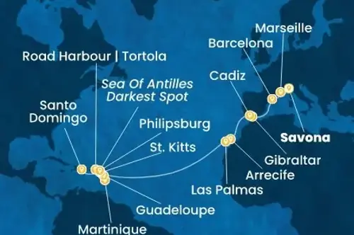 Cruise itinerary