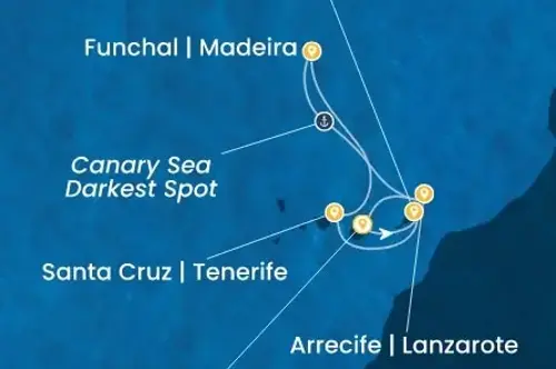 Cruise itinerary