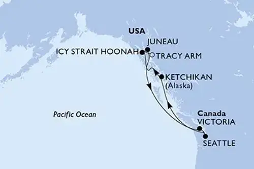 Cruise itinerary