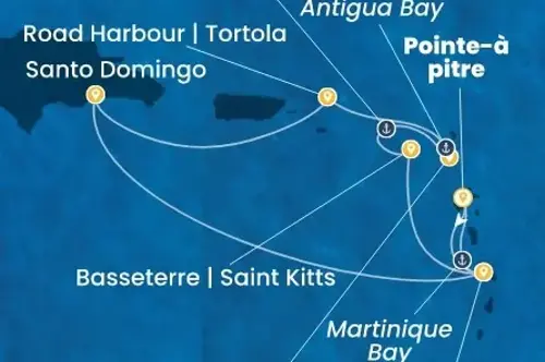 Cruise itinerary