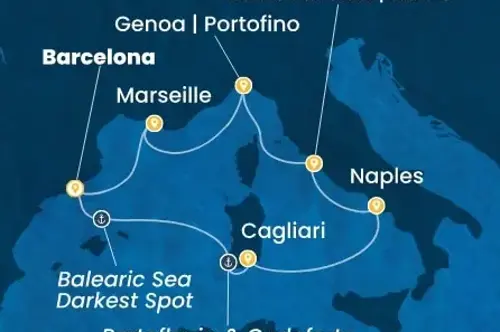 Cruise itinerary