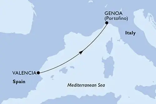 Cruise itinerary