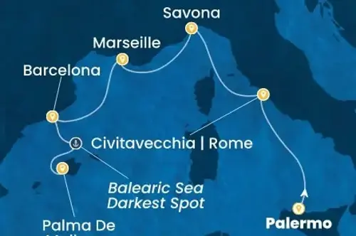 Cruise itinerary