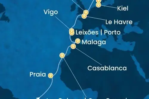 Cruise itinerary