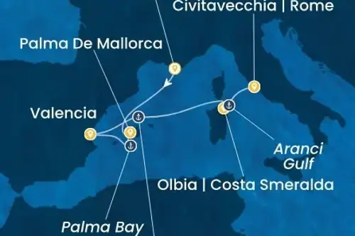 Cruise itinerary