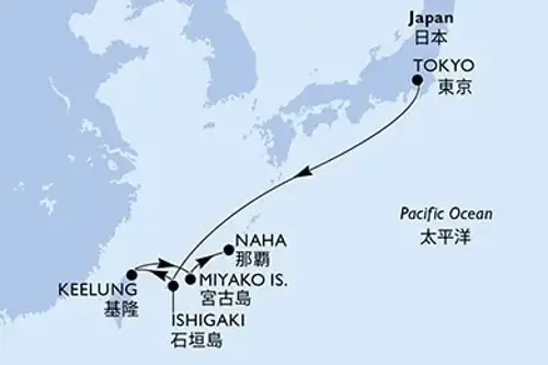 Cruise itinerary