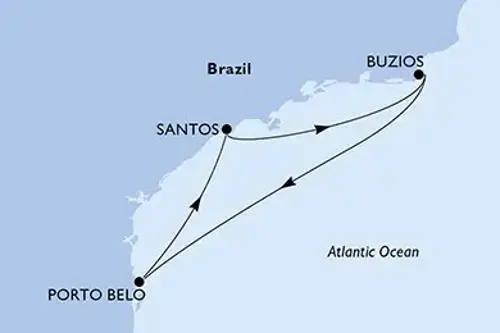 Cruise itinerary