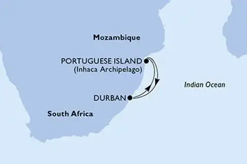 Cruise itinerary