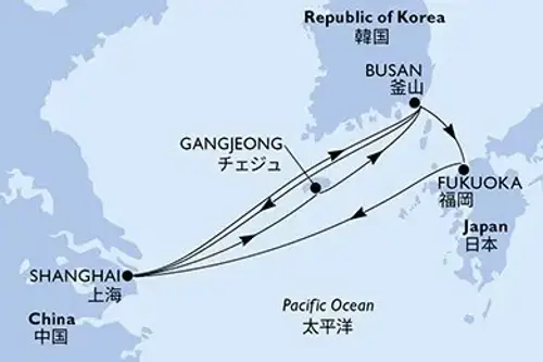 Cruise itinerary