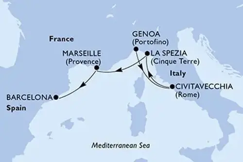 Cruise itinerary