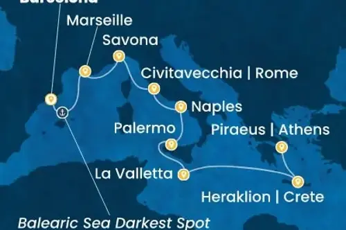 Cruise itinerary