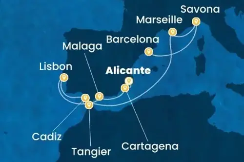 Cruise itinerary